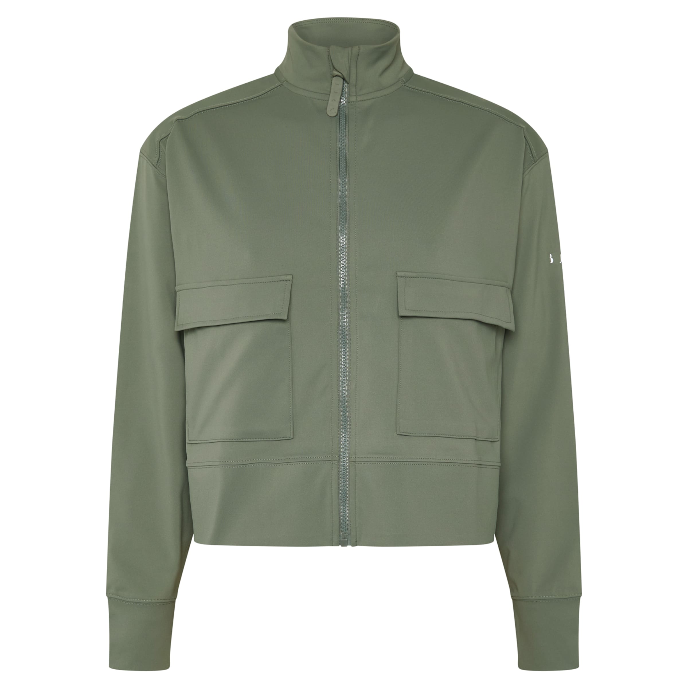 Born Sportief sweatvest 'Egan' in Groen: voorkant