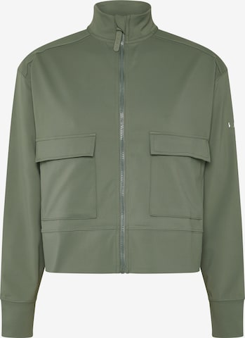 Born Sportief sweatvest 'Egan' in Groen: voorkant