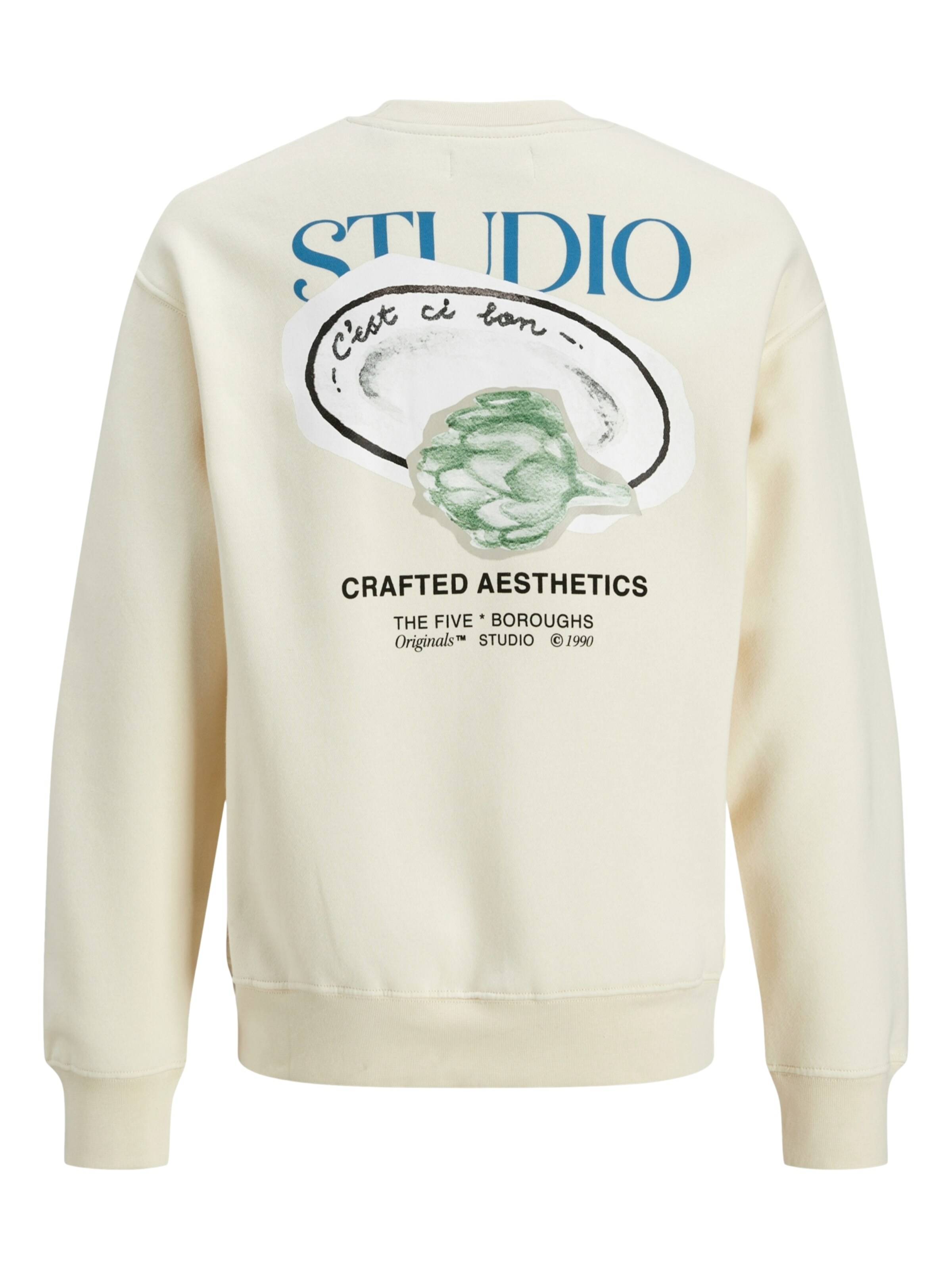 Jack & Jones Junior - Sweatshirt 'Brooklyn Graphic' em branco