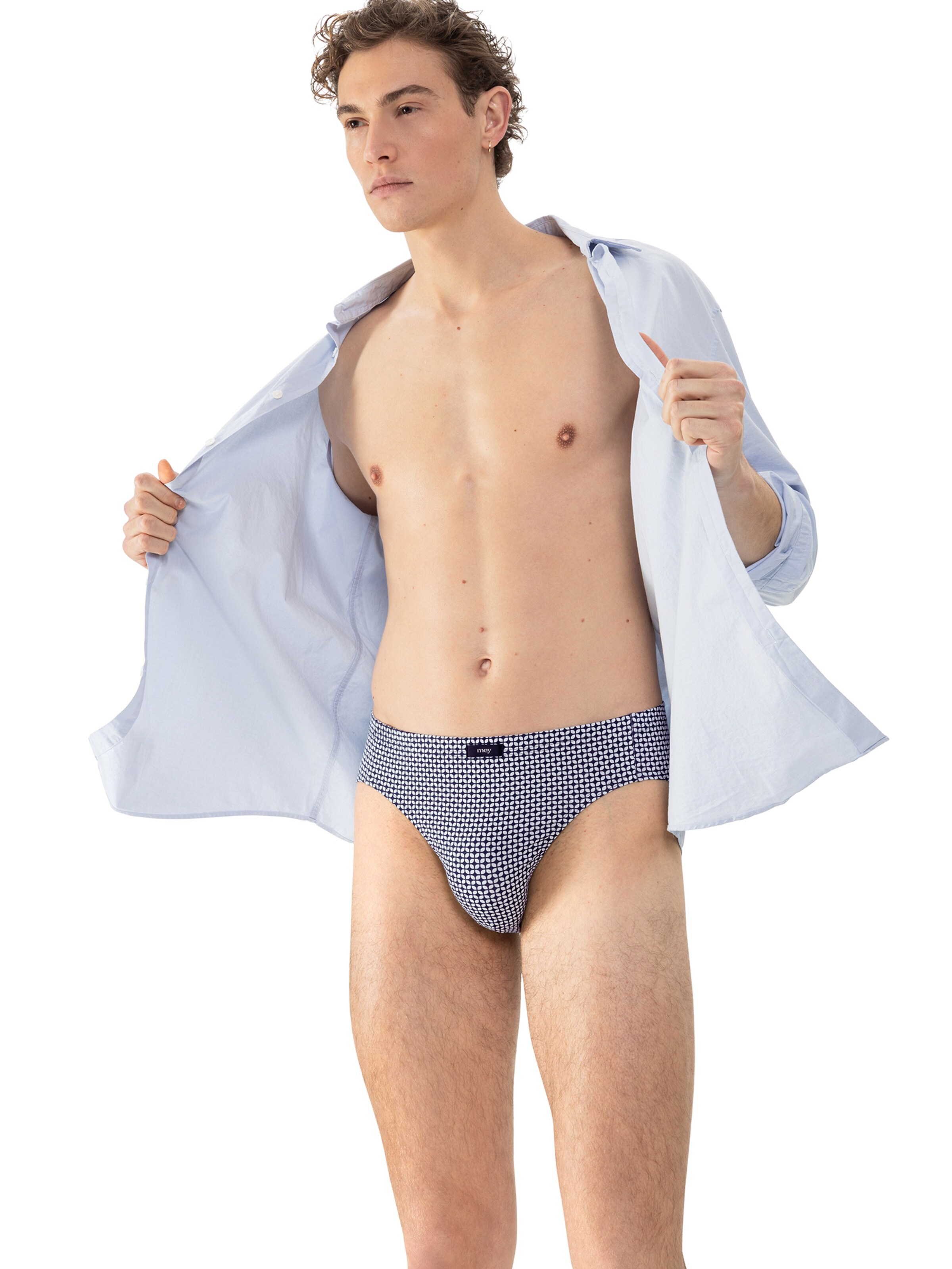 Mey Slip 'Geo' in Blauw