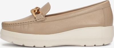 Kazar Mocassin en beige foncé / or, Vue avec produit