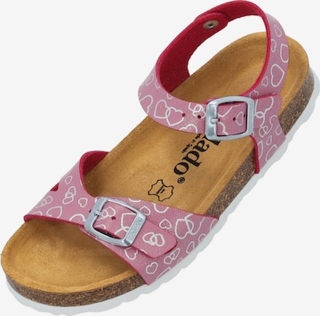 Palado Sandale 'Palado Kids Tarviso G Love' in Pink: Vorderseite