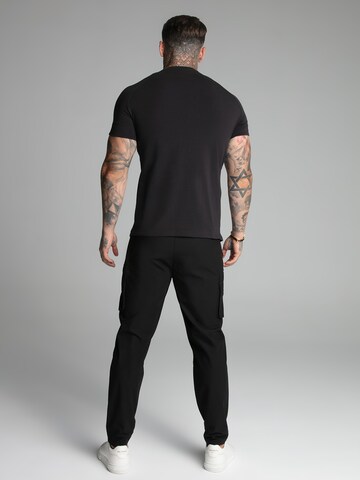 SikSilk Shirt 'Smart Tech' in Zwart