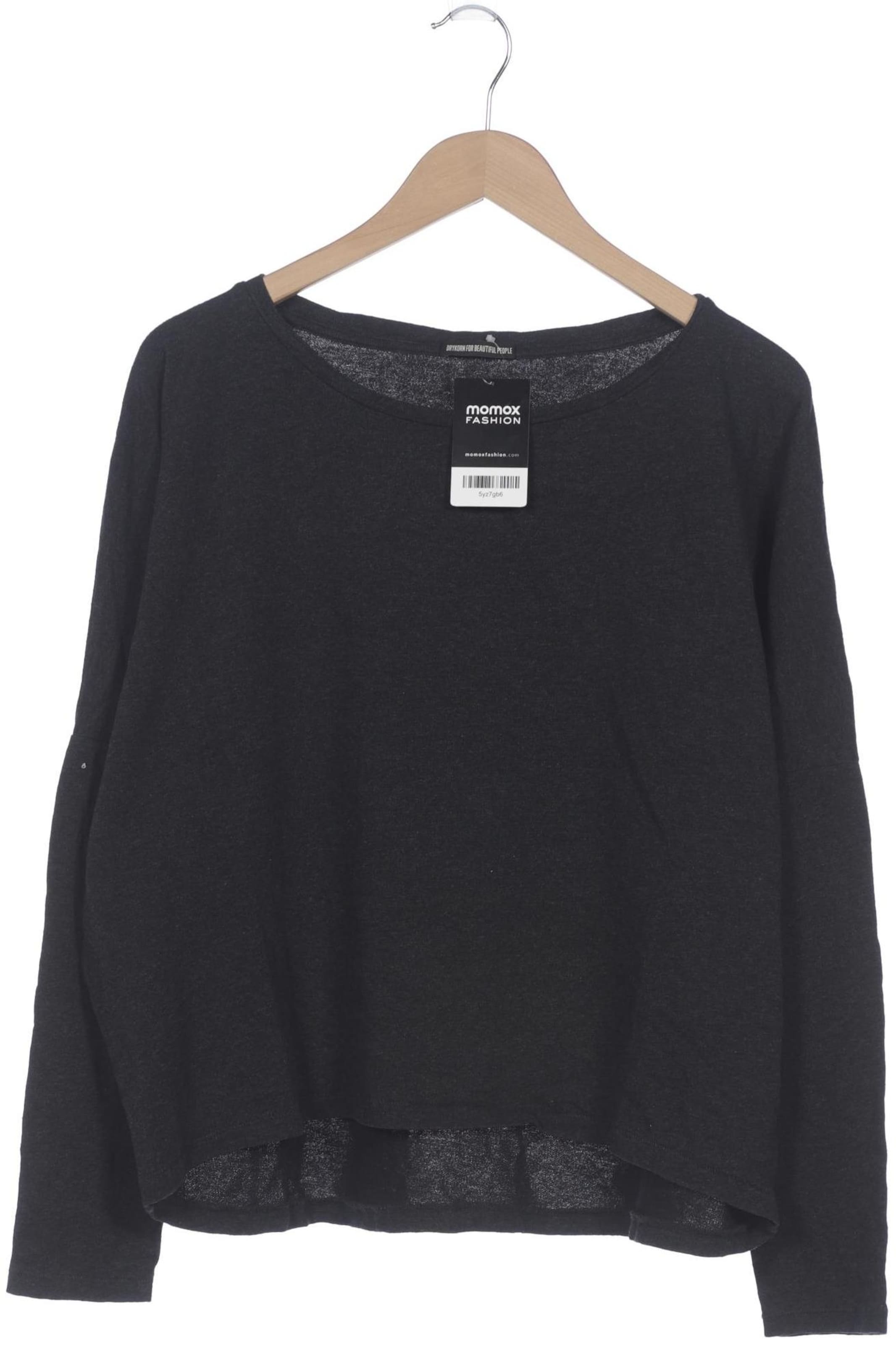 DRYKORN Langarmshirt S in Schwarz: Vorderseite