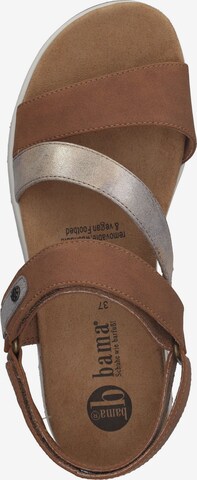 Bama Strap Sandals in Brown