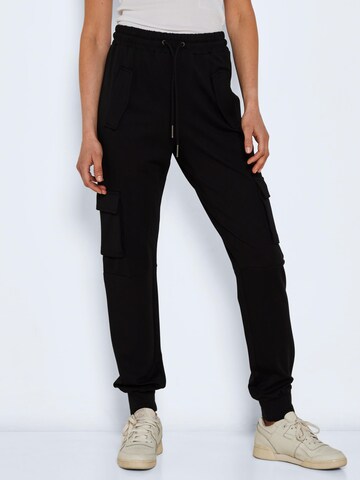 Noisy may Cargo Pants in Black: front