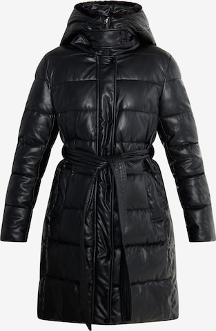 faina Χειμερινό παλτό 'Mioki' σε μαύρο: μπροστά