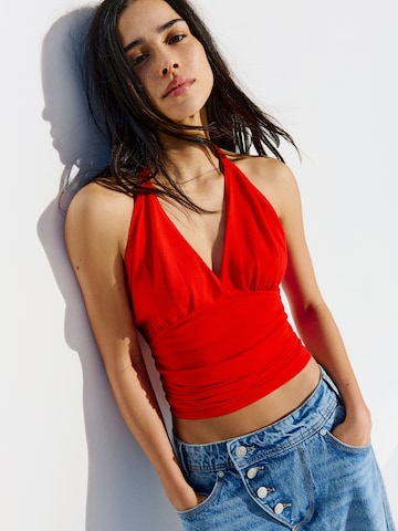 Bershka Top - piros: elől