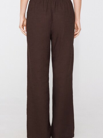 Tezenis Wide leg Pants in Brown