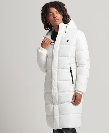 Superdry Winter Coat in White