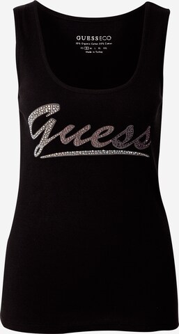 GUESS Top - fekete: elől