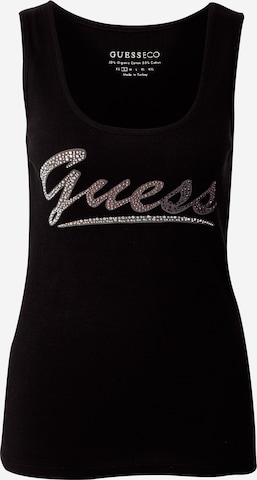 GUESS Top in Black: front