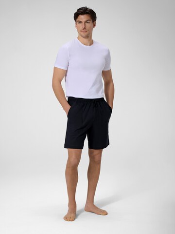Pantalon de pyjama ' Lounge Kurz ' Ammann en noir
