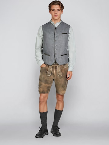 SPIETH & WENSKY Traditional vest 'Hakim' in Green