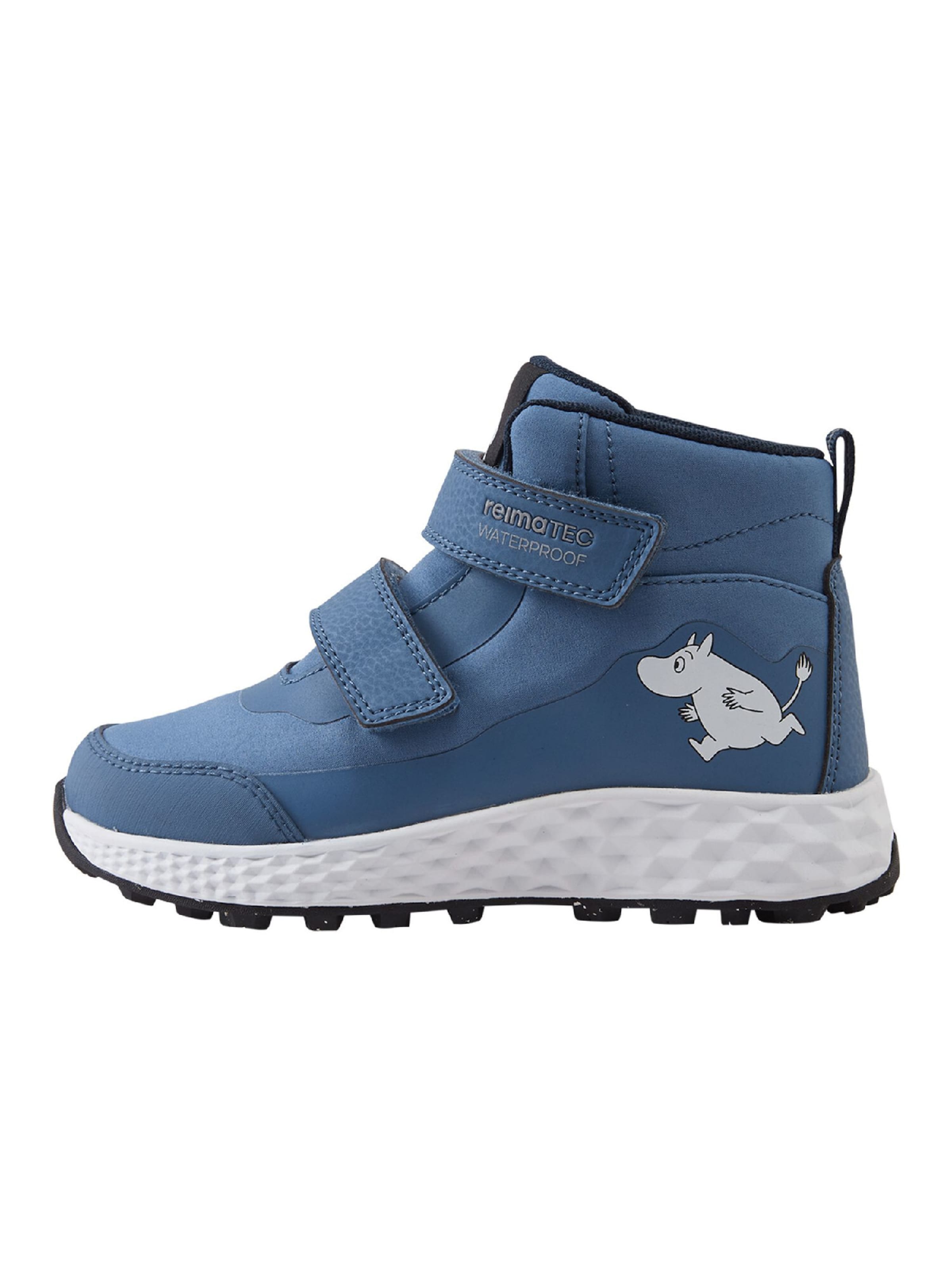 Reima Laarzen 'Hiivin Moomin' in Blauw: voorkant
