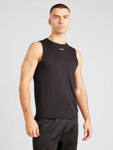 PUMA - Camiseta funcional 'Triblend' en negro: frente