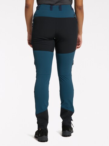 Haglöfs Slim fit Outdoor Pants 'Rugged Slim' in Blue