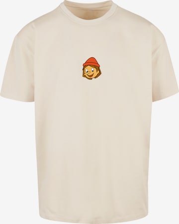 T-Shirt F4NT4STIC en beige : devant