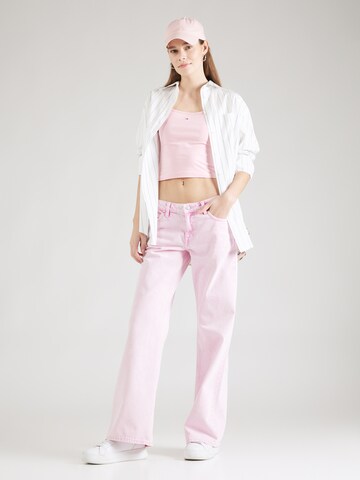 Tommy Jeans - Top 'ESSENTIAL' em rosa