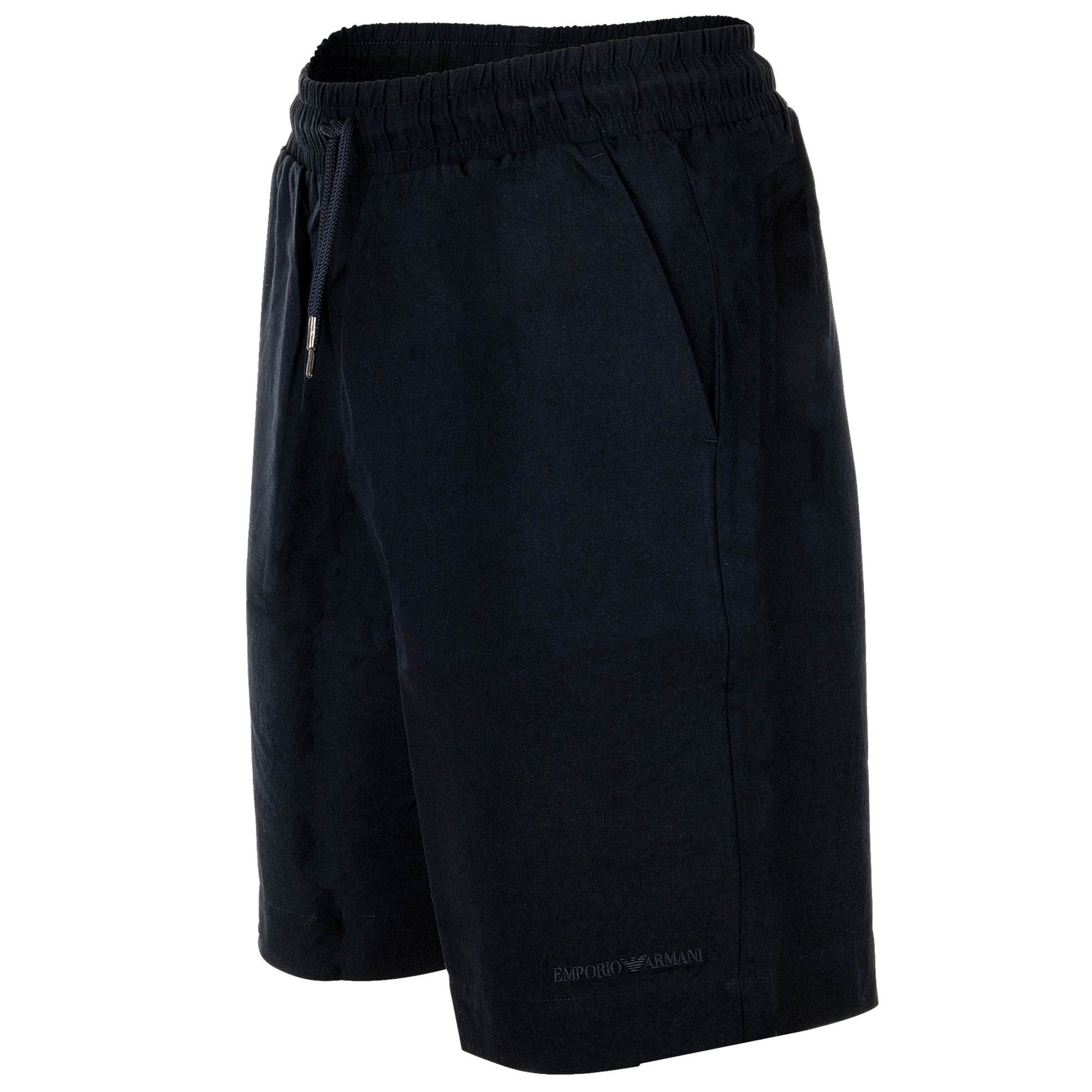 Emporio Armani Normalny krój Spodnie w kolorze niebieski