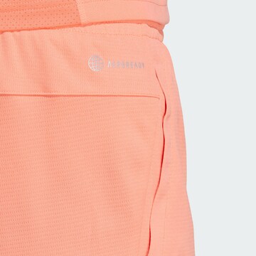 ADIDAS PERFORMANCE Regular Sporthose 'Run Icons 3 Bar' in Orange