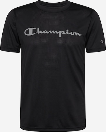 Champion Authentic Athletic Apparel - Camisa funcionais em preto: frente