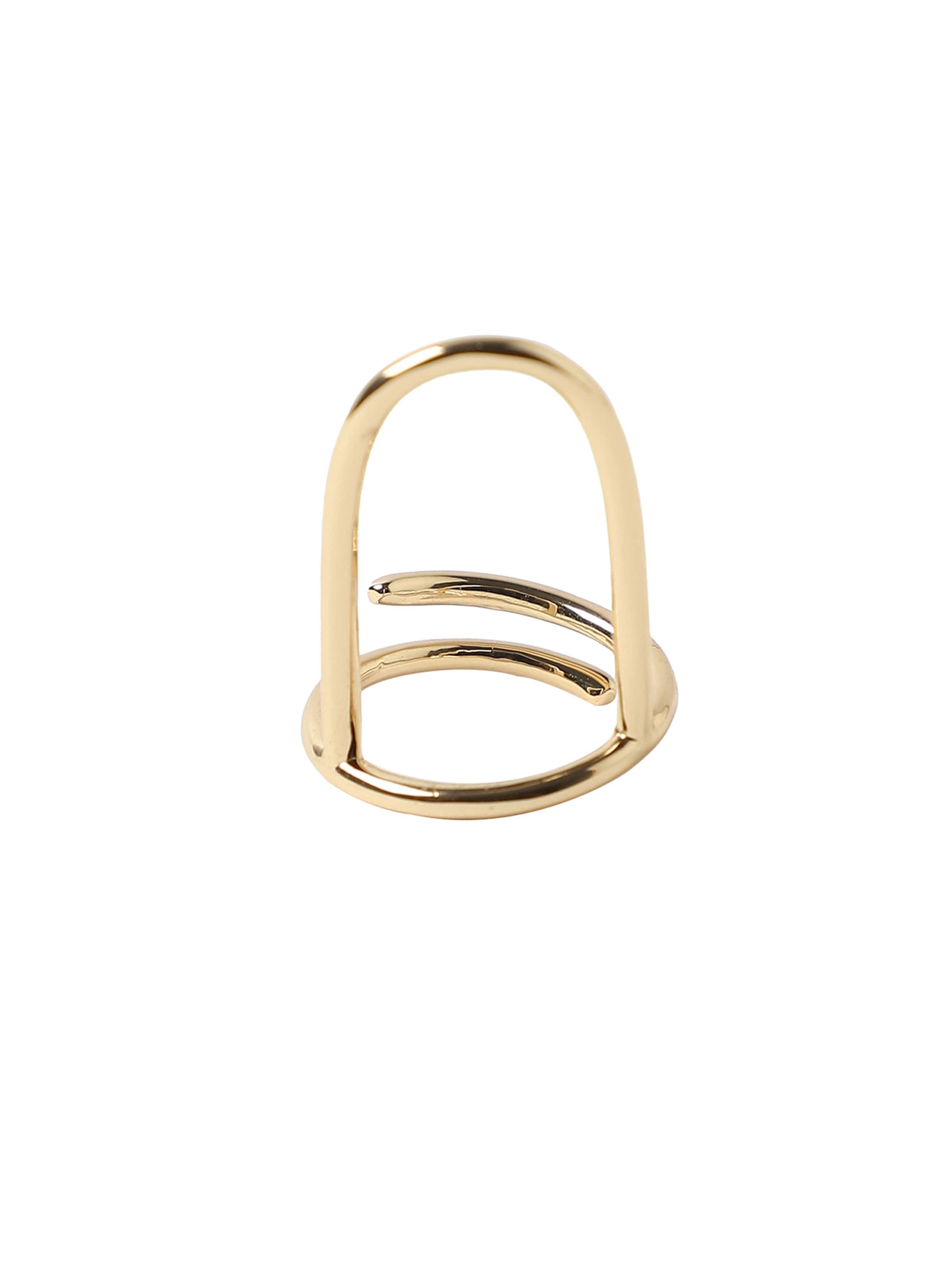 SOHI Ring in Gold: Vorderseite