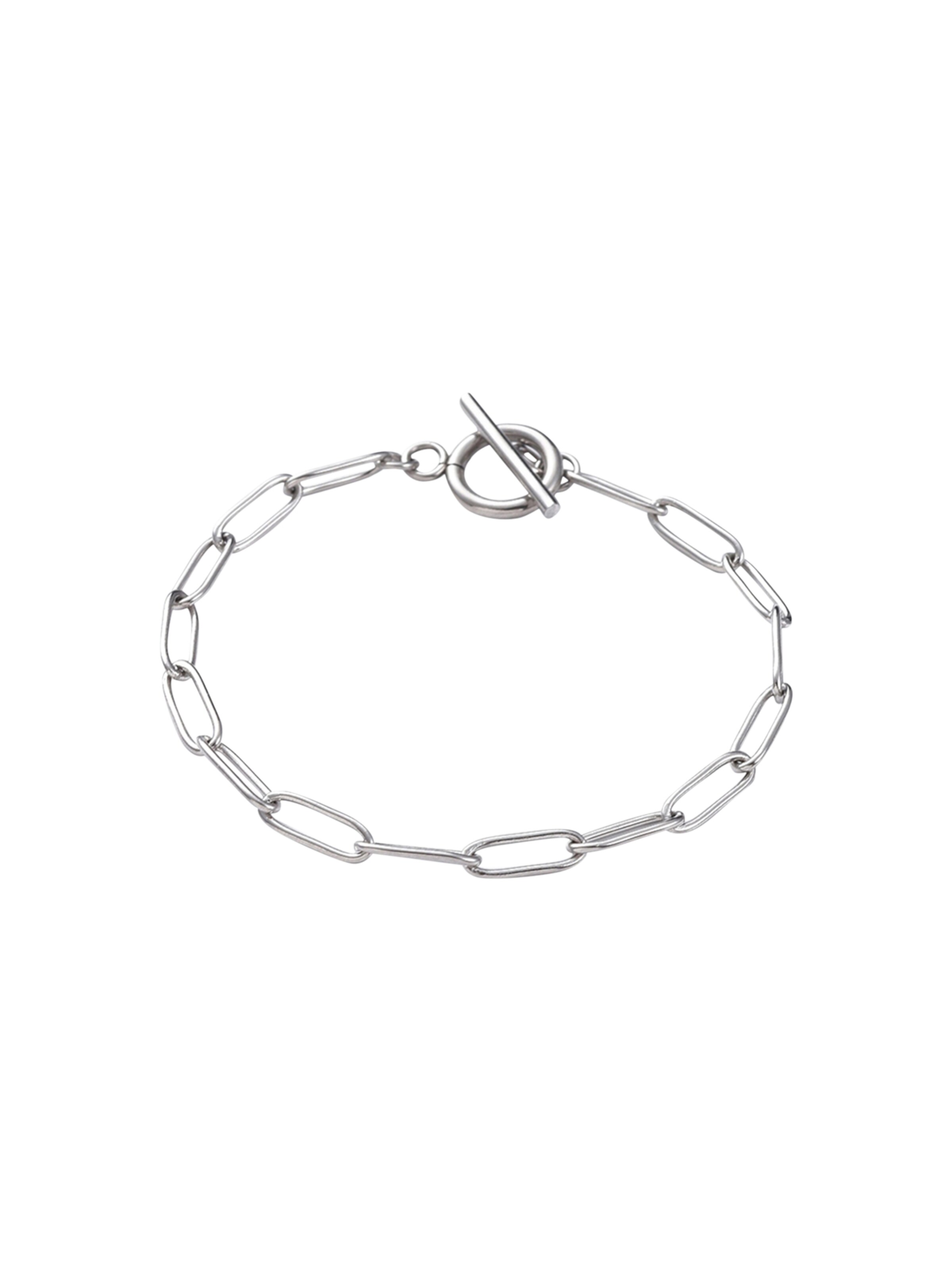 Heideman Armband 'Ovatus' in Silber: Vorderseite