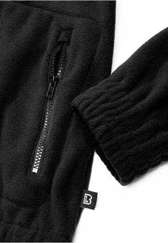 Brandit Fleecejacke 'Combat' in Schwarz