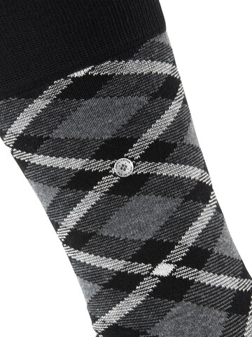 BURLINGTON Socks 'Tartan' in Black
