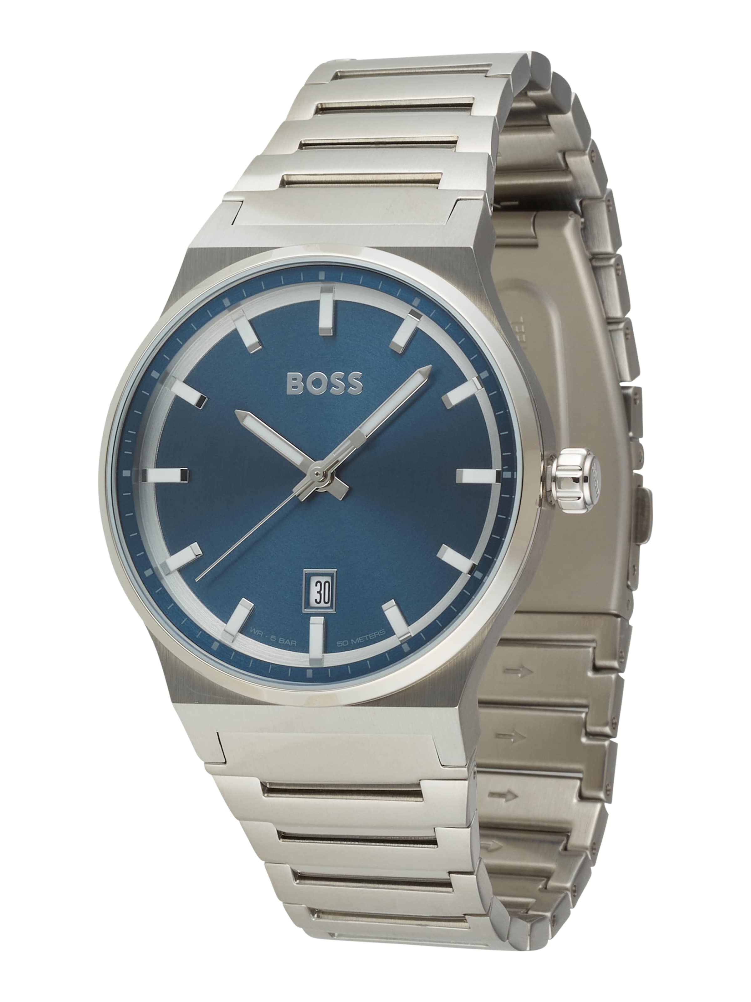 BOSS - Relógios analógicos 'CANDOR' em prata: frente