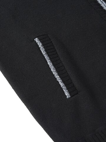 Youthup Knit Cardigan in Black