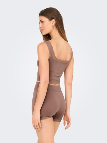 ONLY Undershirt 'ONLVICKY' in Brown