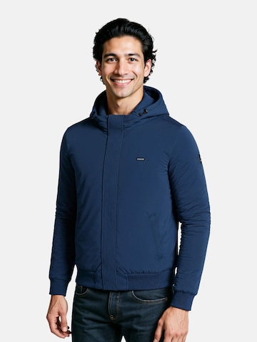 FORSBERG Funktionsjacke 'Winterjacke mit gefütterter Kapuze'‌‌‌‌‌‌‌‌‌ in Blau: Vorderseite