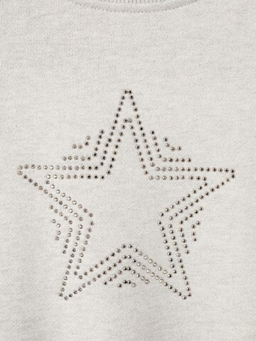 Bluză de molton 'STAR' de la MANGO KIDS pe gri