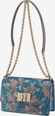 FURLA Umhängetasche ' 1927 Mini Crossbody Teatro ' in Blau