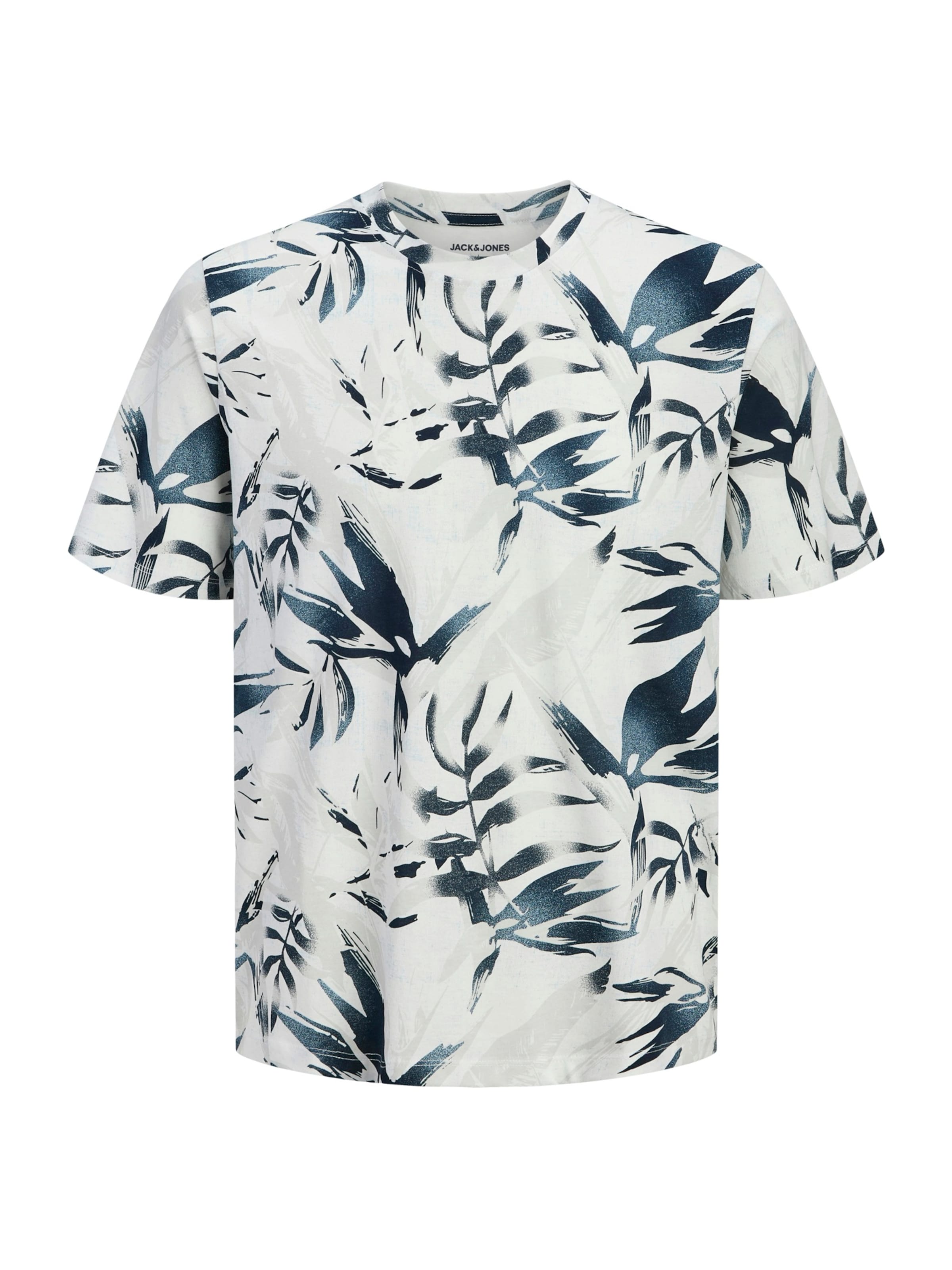 JACK & JONES Bluser & t-shirts 'JJHONOLULU' i hvid: forside