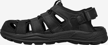 SKECHERS Sandals in Black: front