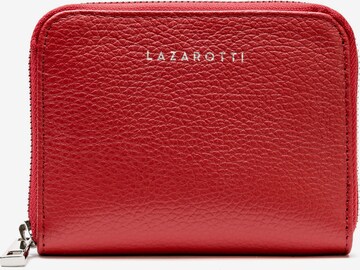 Lazarotti Wallet 'Milano' in Red: front