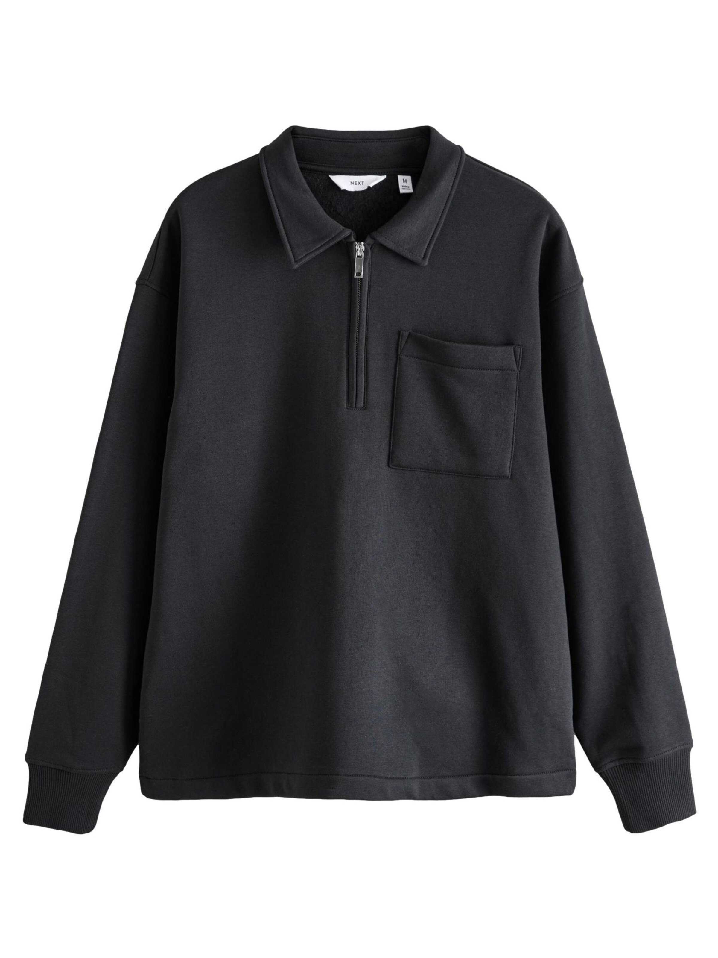 Next Μπλούζα φούτερ σε μαύρο: μπροστά