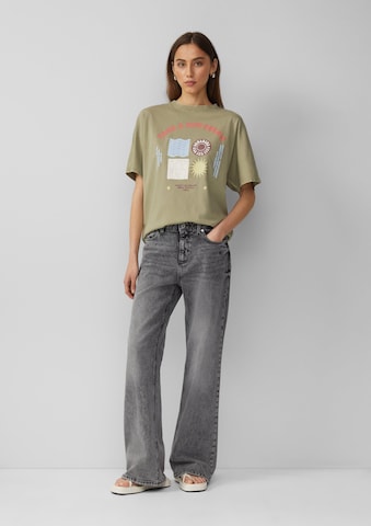 QS T-Shirt in Grün
