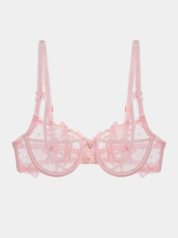 Gianna Bellucci Balconette Bra 'Mirabella' in Pink