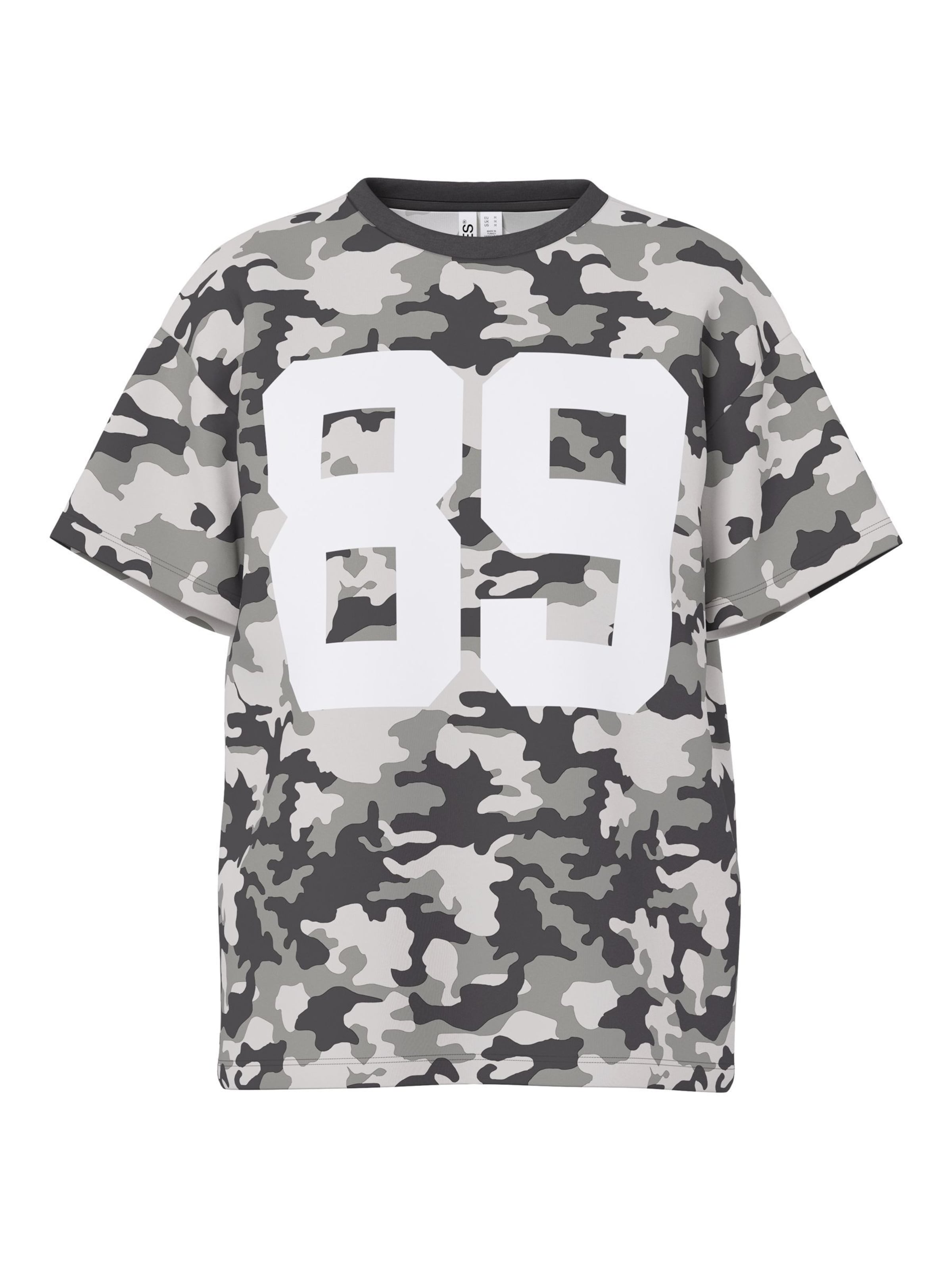 Maglietta 'PCMartine' di PIECES in grigio: frontale