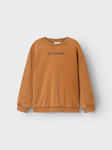 NAME IT Sweatshirt 'STEPPA' in Brown