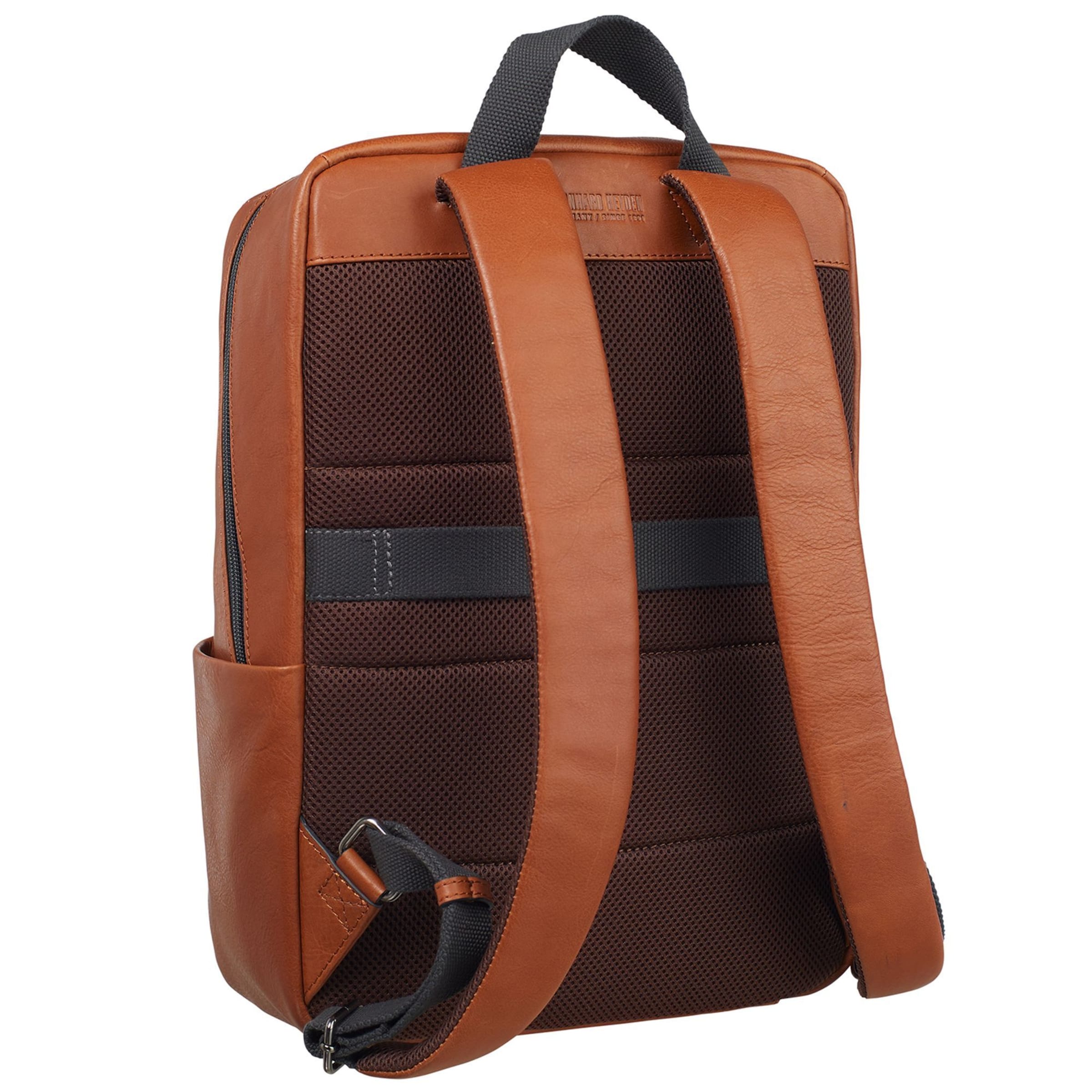 LEONHARD HEYDEN Backpack 'Hamburg' in Brown