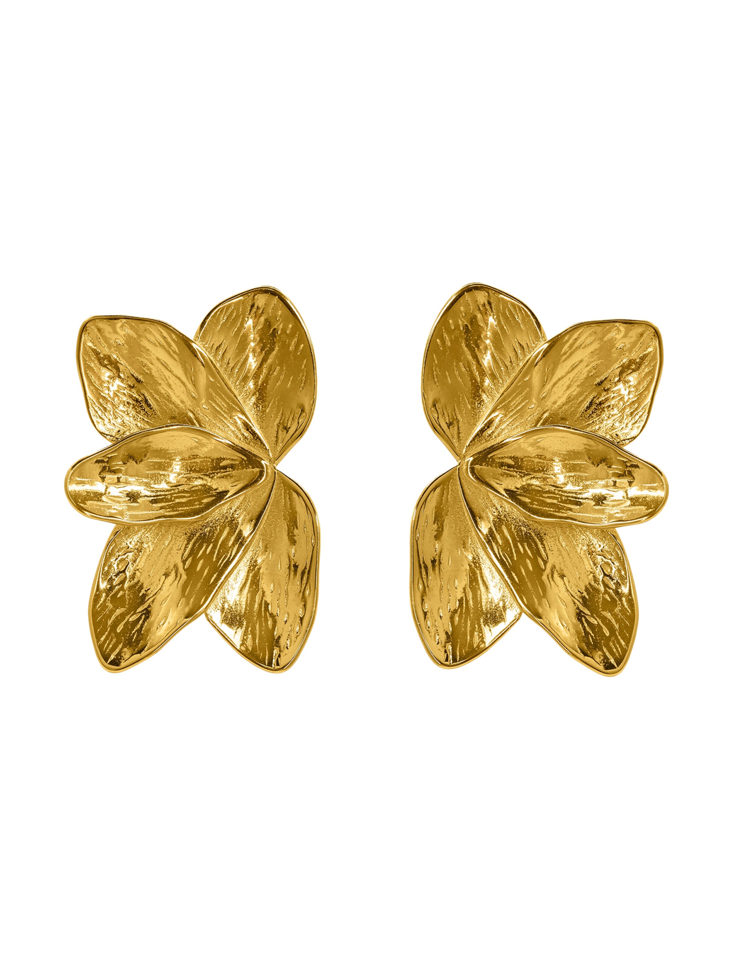 Heideman Earrings 'Silva ' in Gold: front