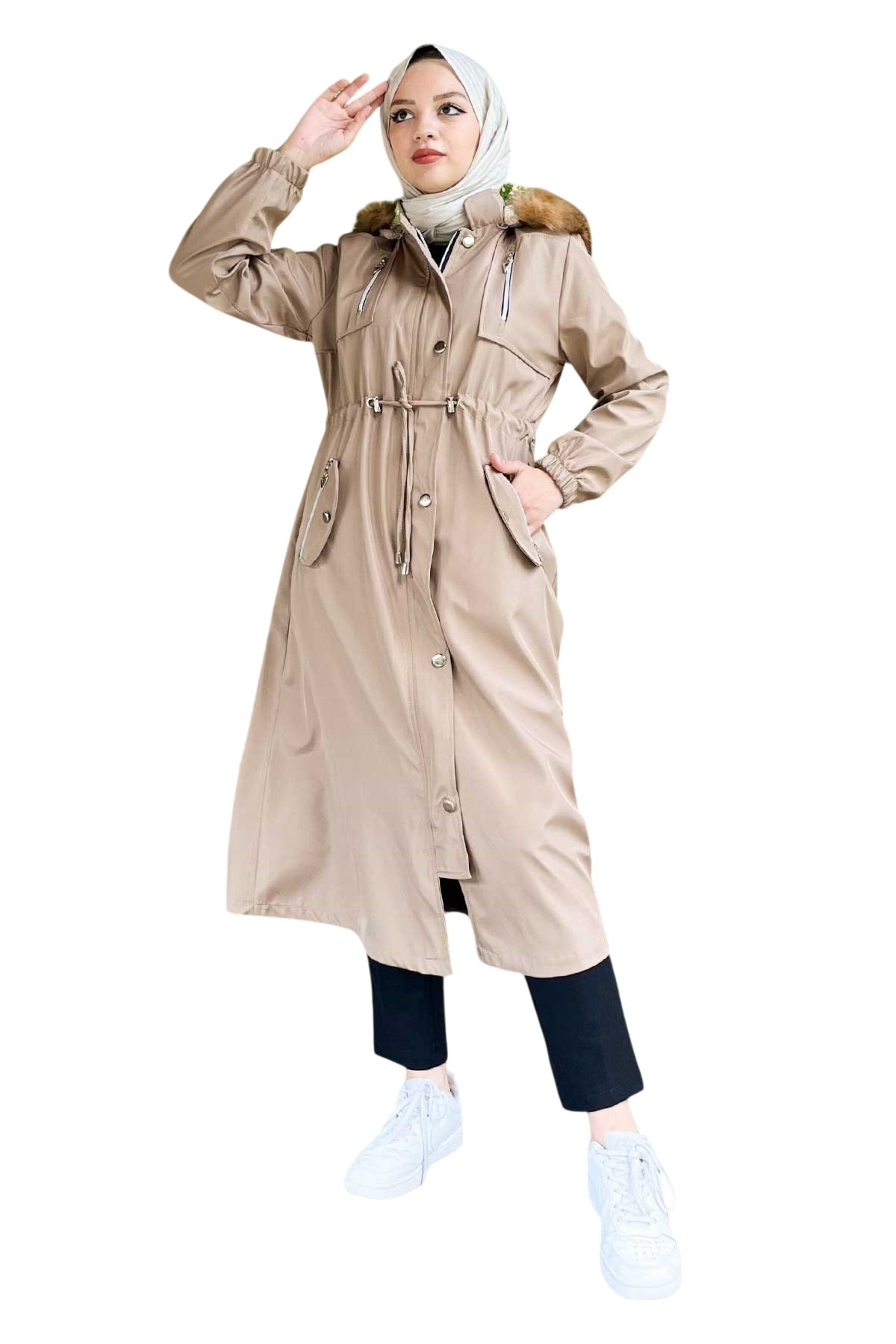 MODAMIHRAM Parka in Beige