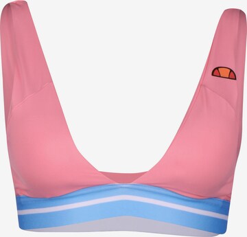 ELLESSE Triangel Bikinitop 'Badian' in Roze: voorkant