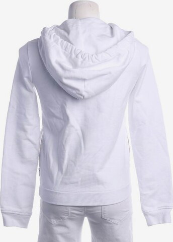 Love Moschino Sweatshirt / Sweatjacke S in Weiß