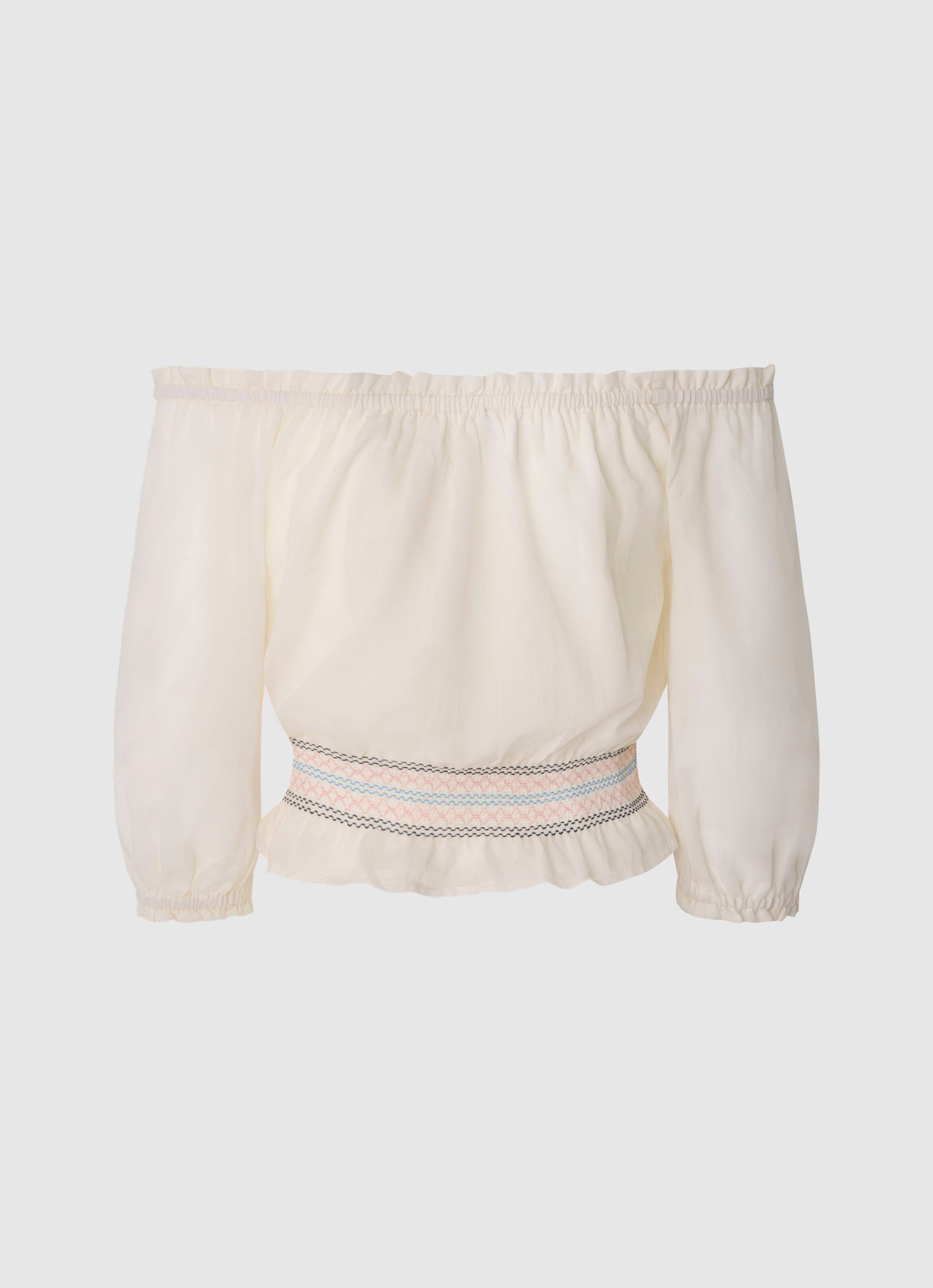 Pepe Jeans Mädchen Scarlett Bluse – Langarm Mit Blumenaufdruck, Rüschen & Spitzenverzierung